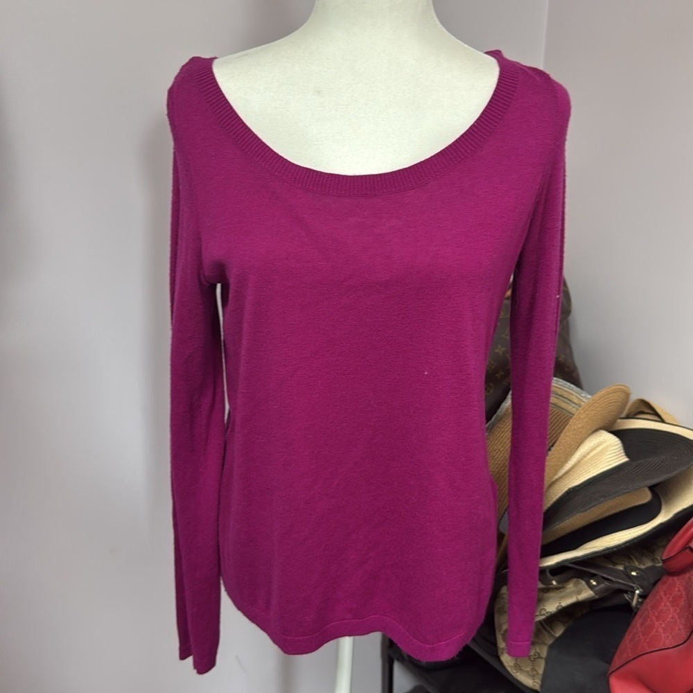 Express Women's Purple Sweater size medium